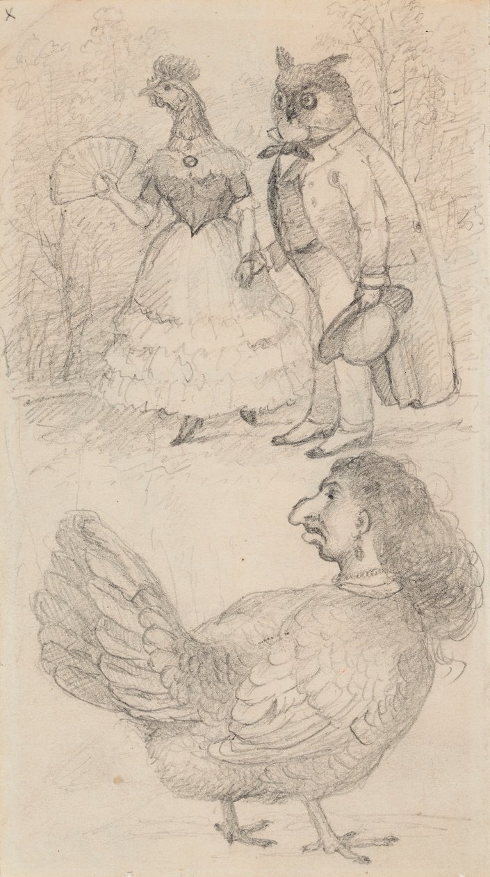 Karikaturen von Ferdinand von Wright