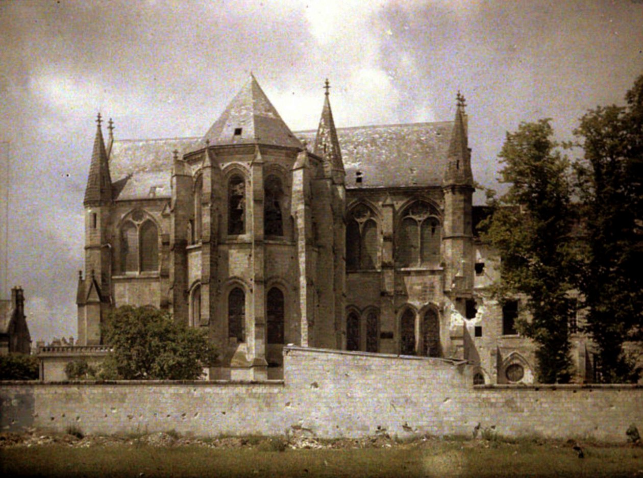 Abtei Saint-Leger, Soissons, Aisne, Frankreich, 1917 von Fernand Cuville