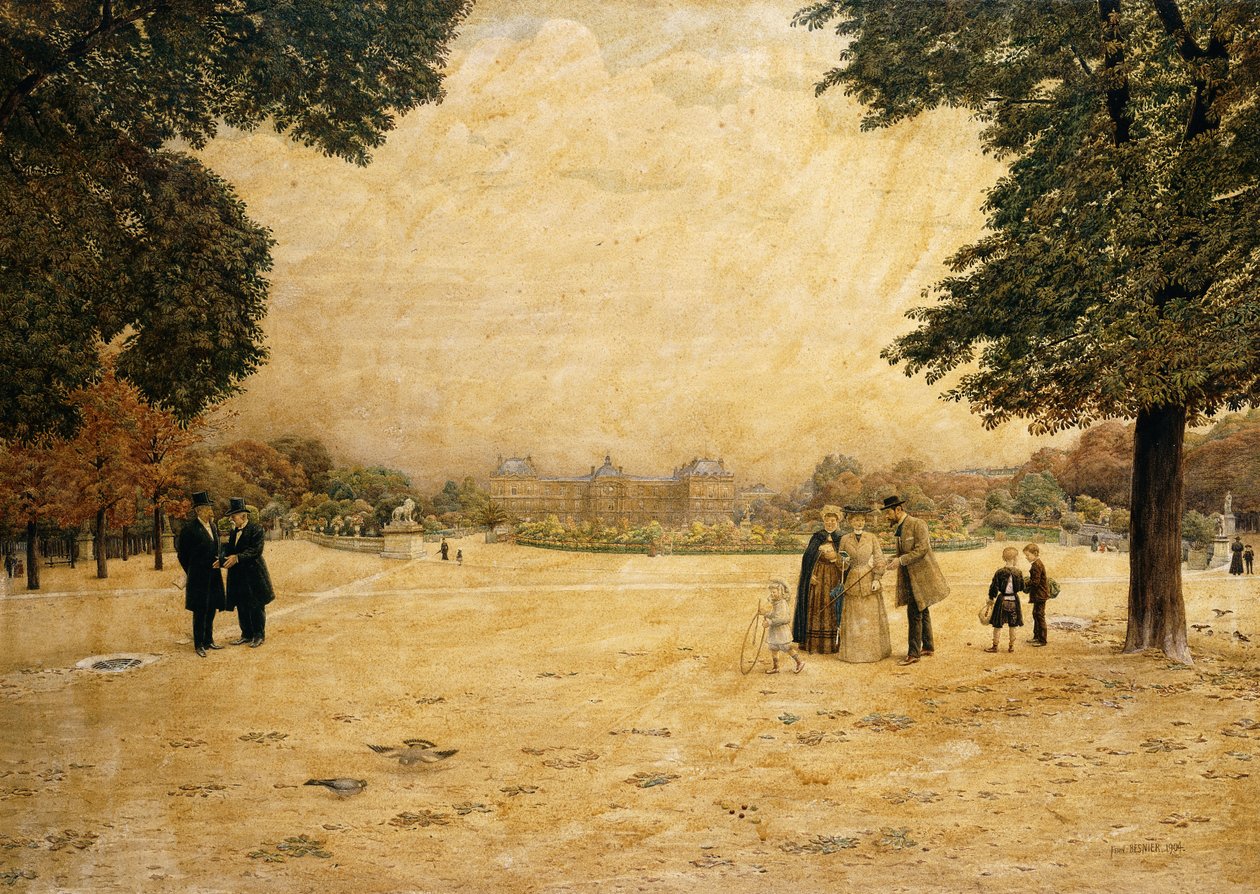 Jardin des Plantes, Paris, 1904 von Fernand Auguste Besnier