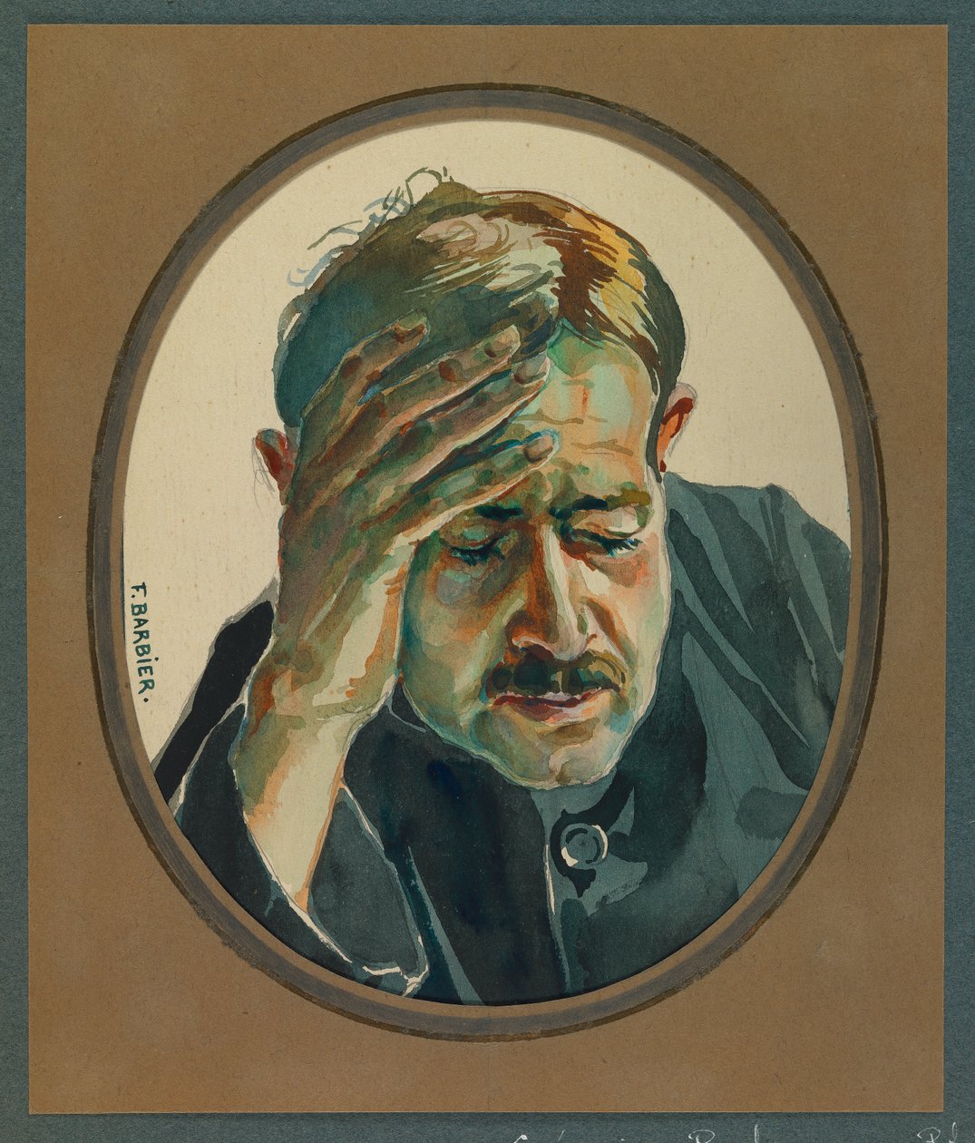 Gregoire, Professor für Philosophie am Lycee de Bordeaux, Gustrow von Fernand Barbier