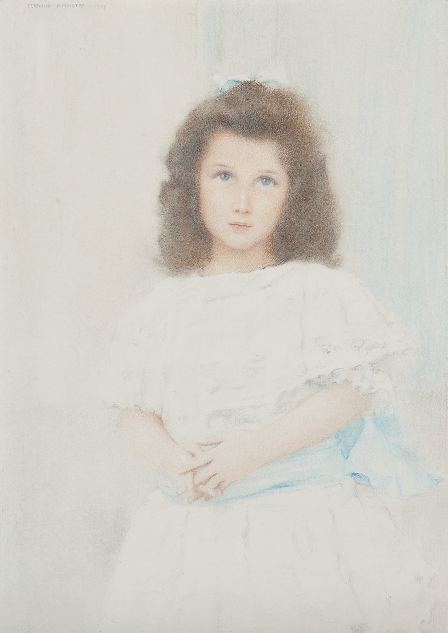 Porträt von Renée Lambert de Rothschild, Tochter des Gründers der Lambert-Bank, 1907 von Fernand Khnopff