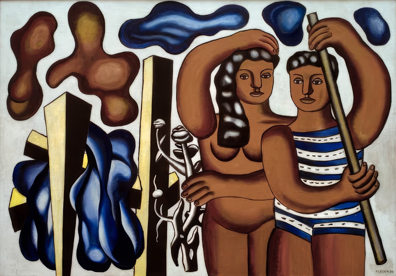 Adam und Eva (Studie) von Fernand Leger