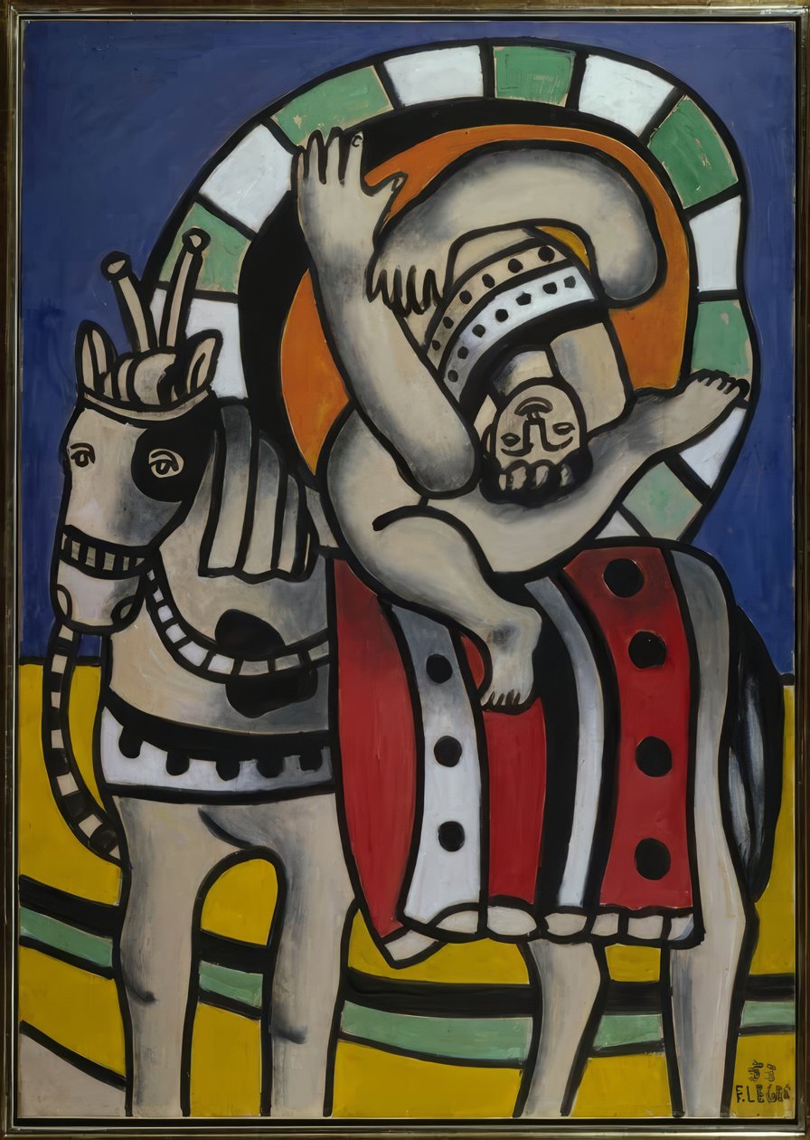 Akrobat auf Pferd von Fernand Leger