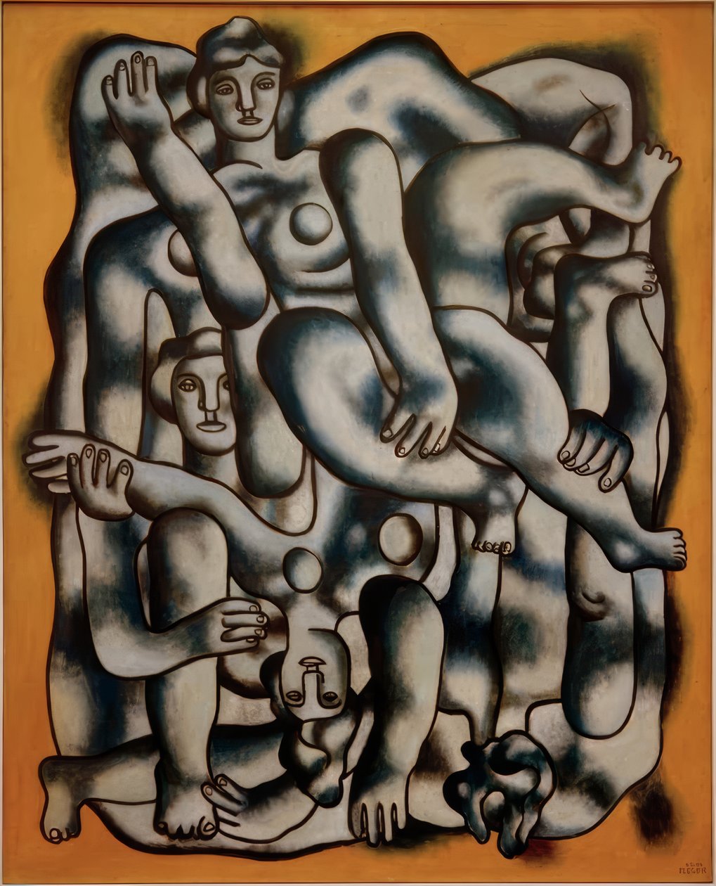 Die Akrobaten in Grau von Fernand Leger