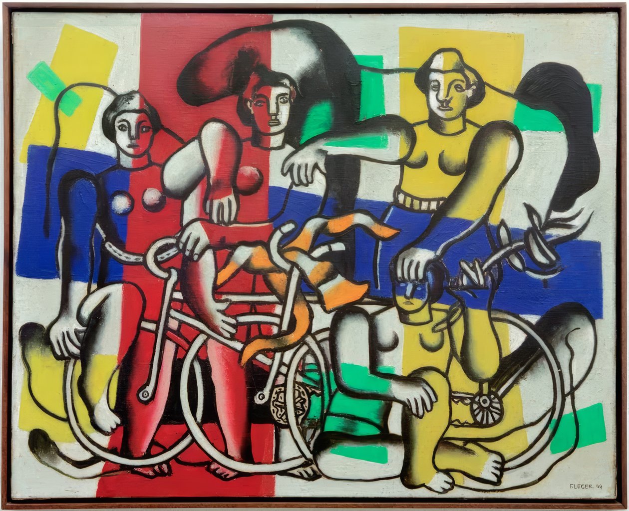Die schönen Radfahrerinnen von Fernand Leger