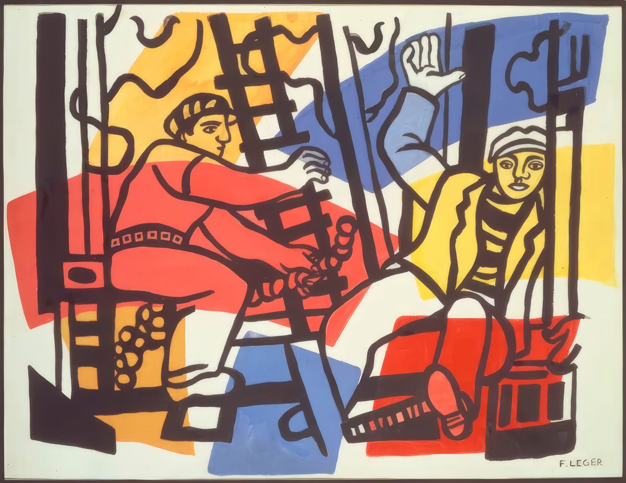 Die Bauarbeiter von Fernand Leger