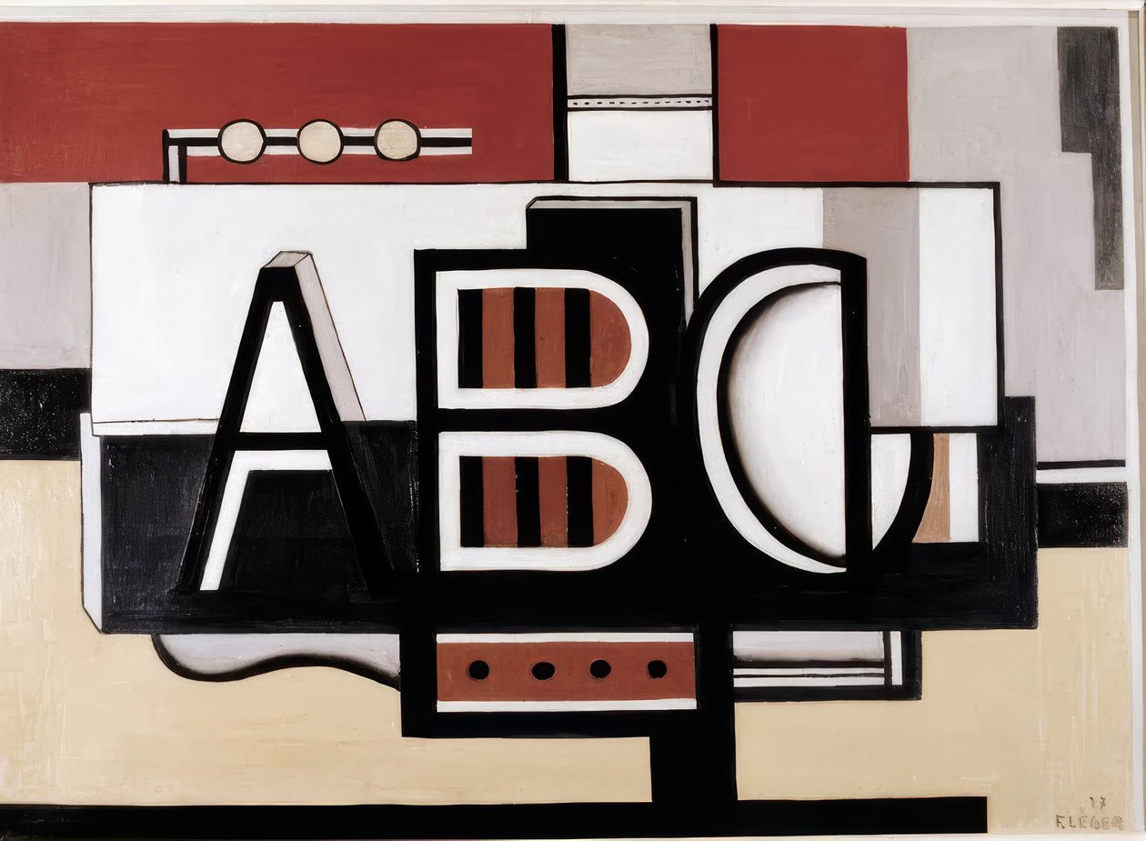 Stillleben Abc von Fernand Leger