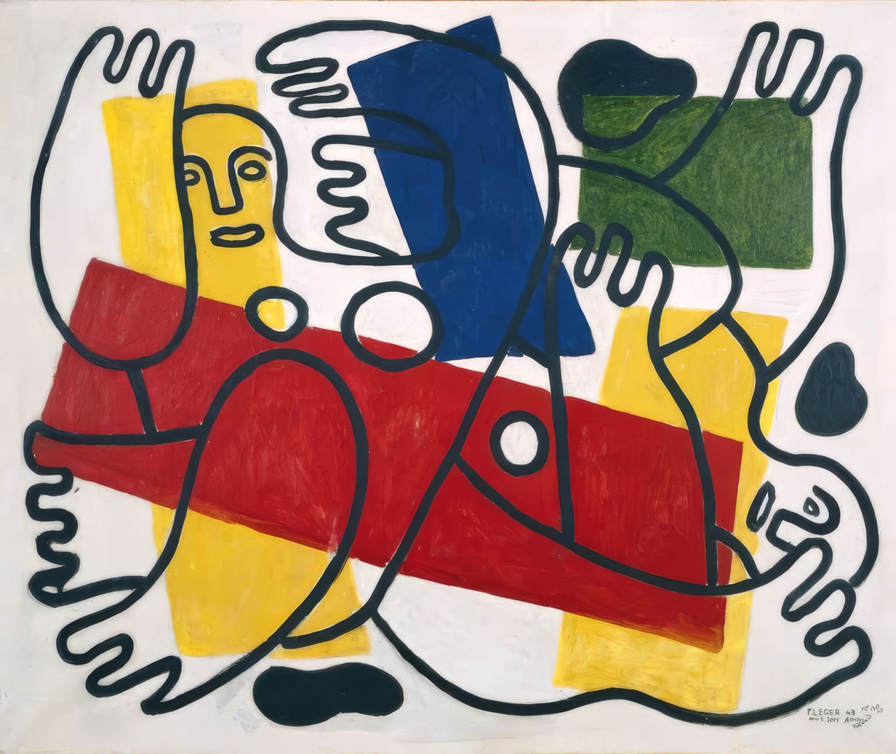 Die Taucher von Fernand Leger