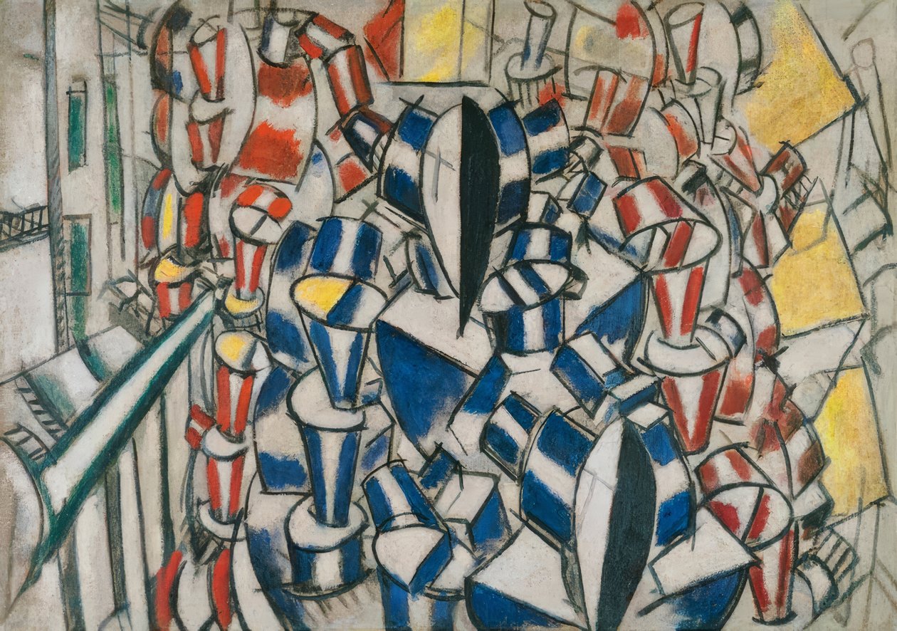 Die Treppe (zweiter Zustand) von Fernand Leger