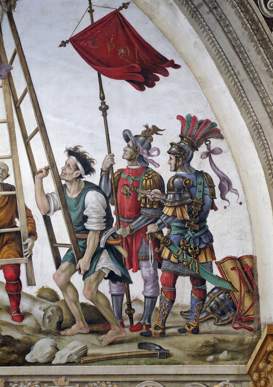 Martyrium des Hl. Philippus, Südwand der Strozzi-Kapelle (Detail) von Filippino Lippi