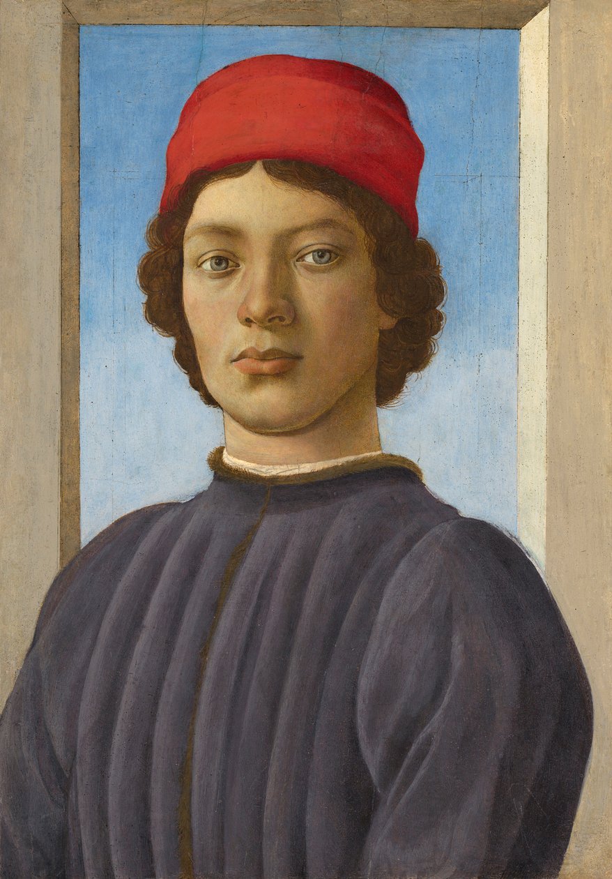 Porträt eines Jugendlichen, um 1485 von Filippino Lippi