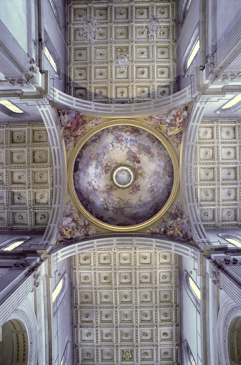 Ansicht des Inneren der Kuppel, gebaut 1425-46 von Filippo Brunelleschi