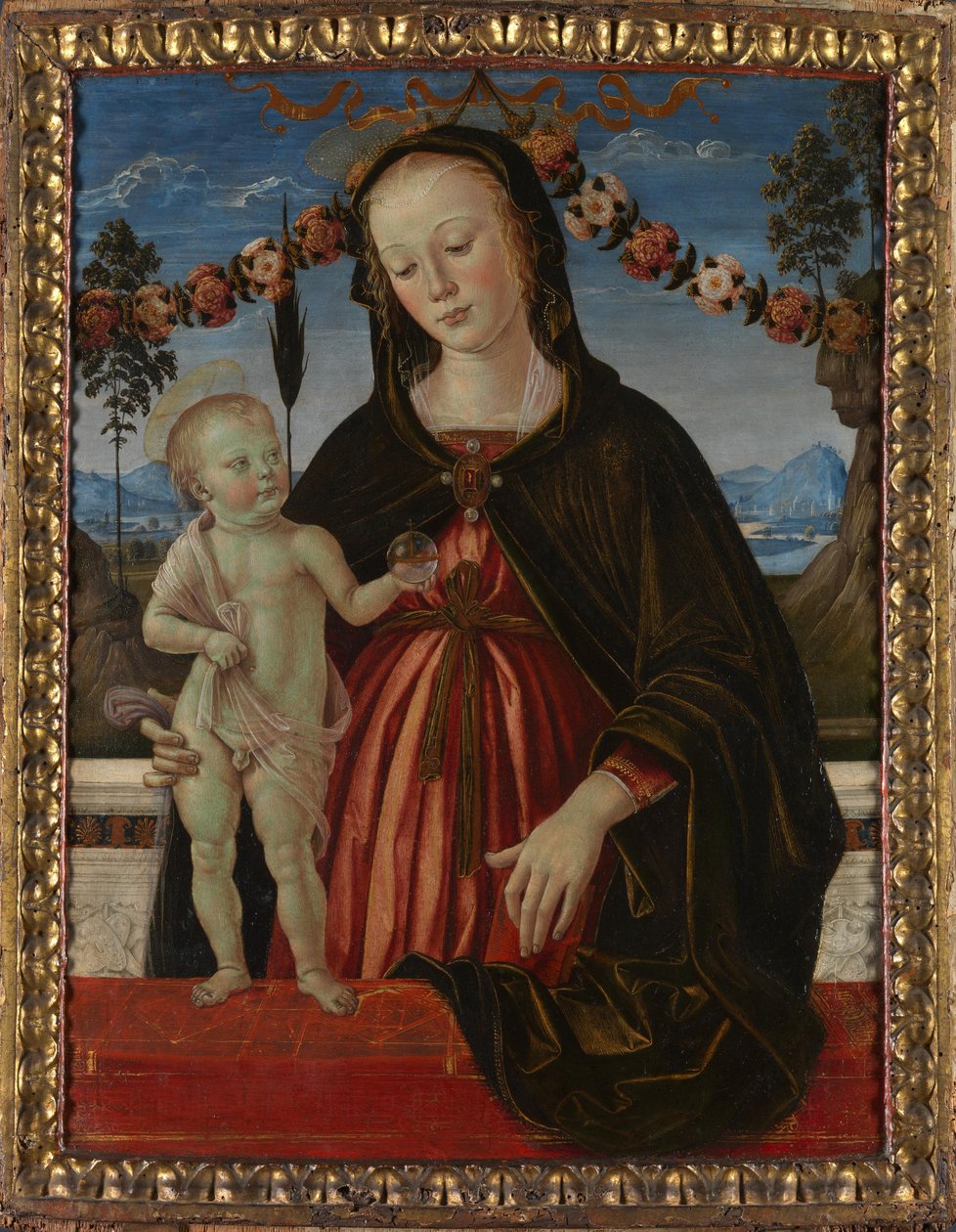 Die Jungfrau und das Kind, ca. 1473 von Fiorenzo di Lorenzo