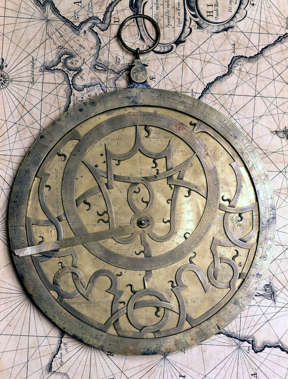 Flämischer Astrolabium (Leuven) des 16. Jahrhunderts von Flemish School