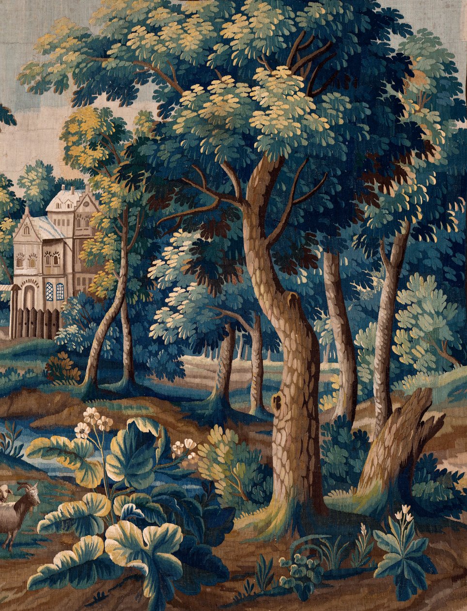 Flämischer Wandteppich. Ende 17. Jahrhundert. Eigentum der Kirche Sint-Walburgakerk Oudenaarde. von Flemish School