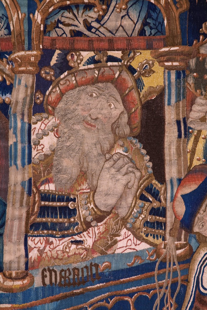 Flämischer Wandteppich. Der Durchzug durch das Rote Meer. Ca 1490. Detail. von Flemish School