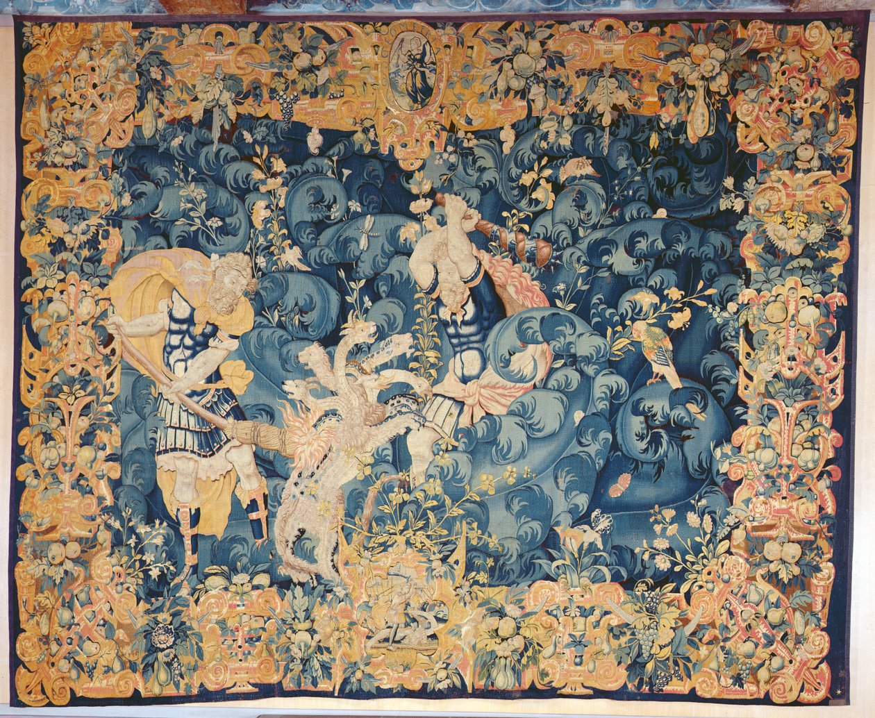 Herkules und die lernäische Hydra, Audenarde Werkstatt von Flemish School