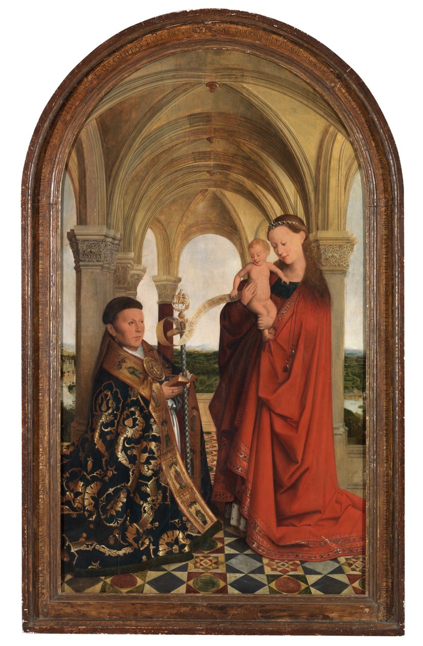 Madonna mit Petrus Wijts von Flemish School