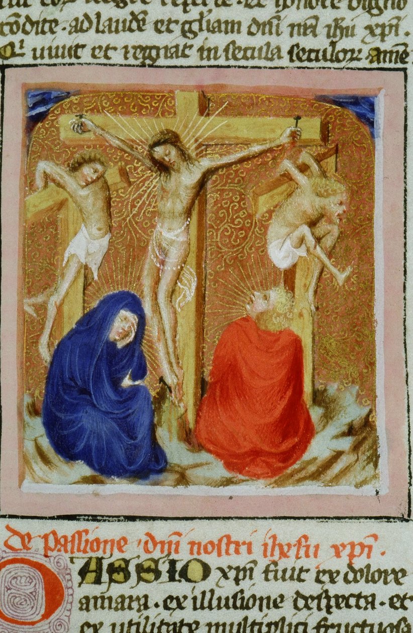 Ms Gen 1111 Seite aus der Legenda Aurea, Brügge, ca. 1400-10 von Flemish School