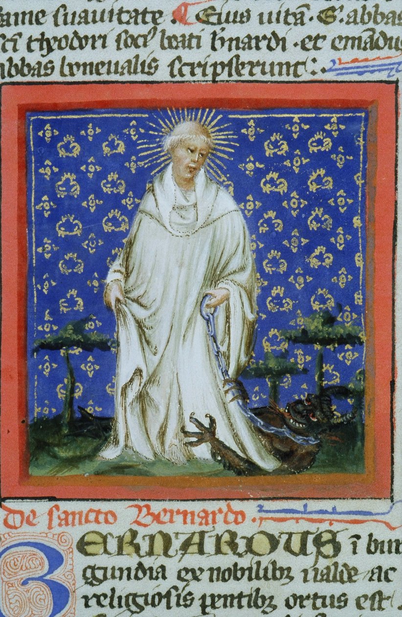 Seite aus der Legenda Aurea, Brügge, ca. 1400-10 von Flemish School
