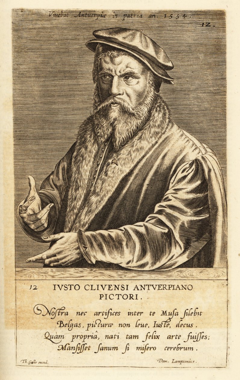 Porträt von Joos van Cleve, flämischer Maler, tätig in Antwerpen, ca. 1485-1540 von Flemish School