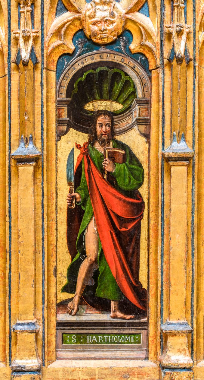 Reliquienschrein, Heiliger Bartholomäus von Flemish School