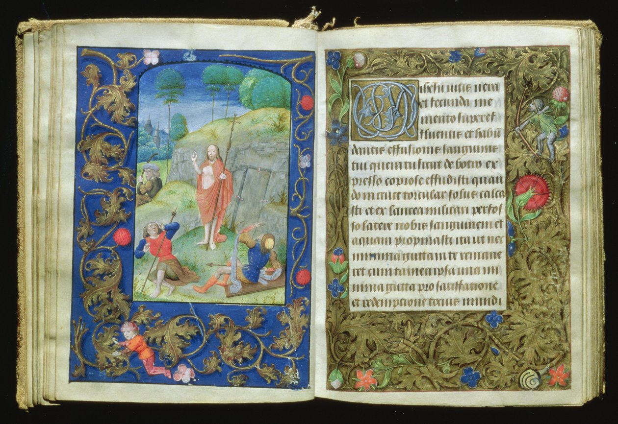 Die Auferstehung, Miniatur aus dem Stafford-Gebetbuch von Flemish School