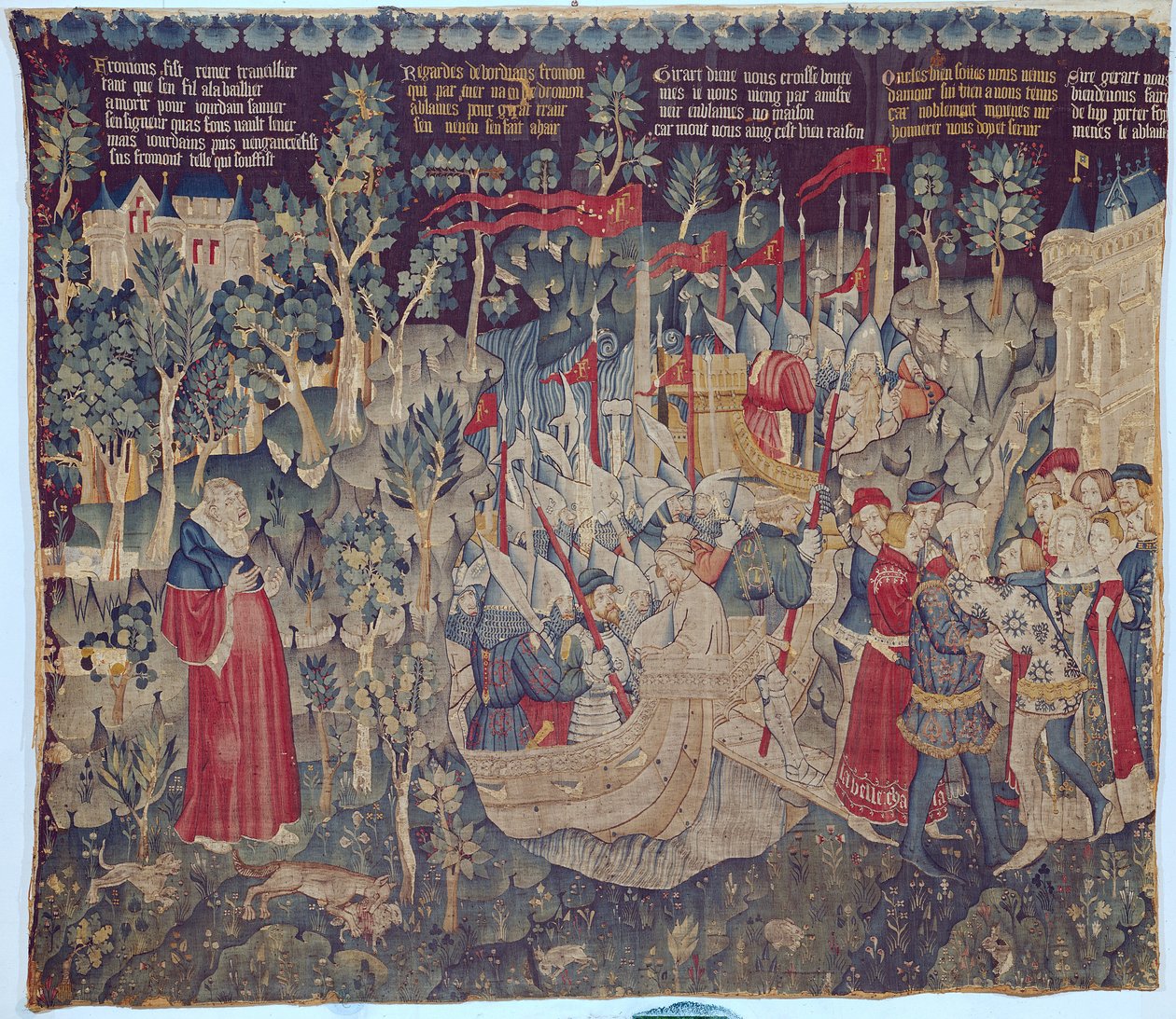 Die Geschichte von Jourdain de Blaye, Arras Werkstatt von Flemish School