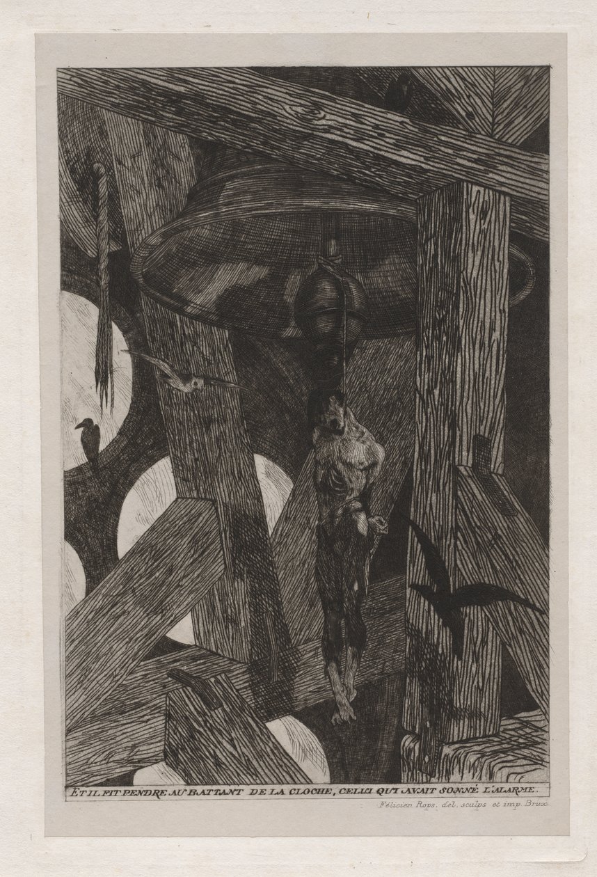 Die Legende und Abenteuer von Ulenspiegel und Lamme Goedzak: Der Gehängte von Félicien Rops