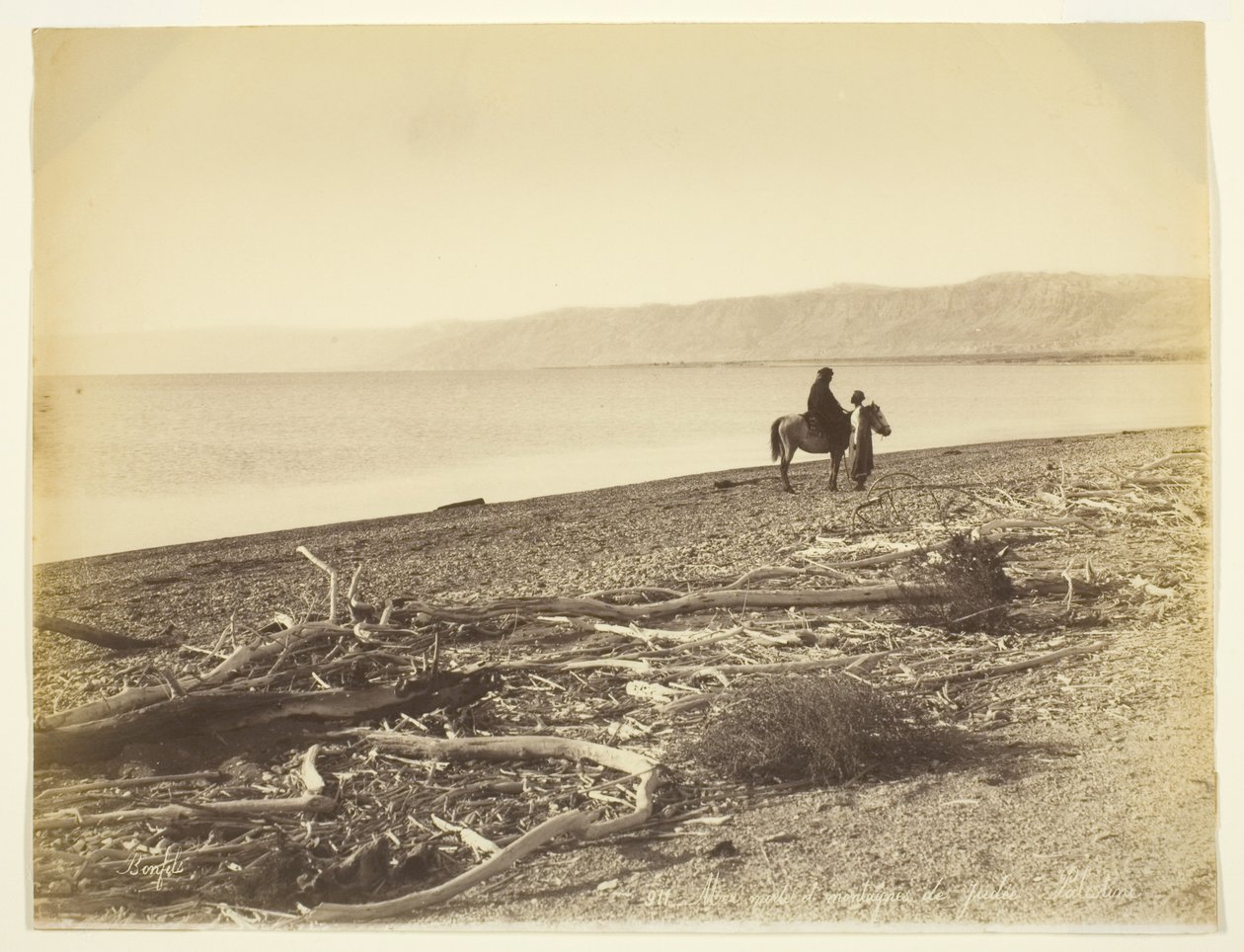 Totes Meer und Berge von Judäa, Palästina von Félix Bonfils