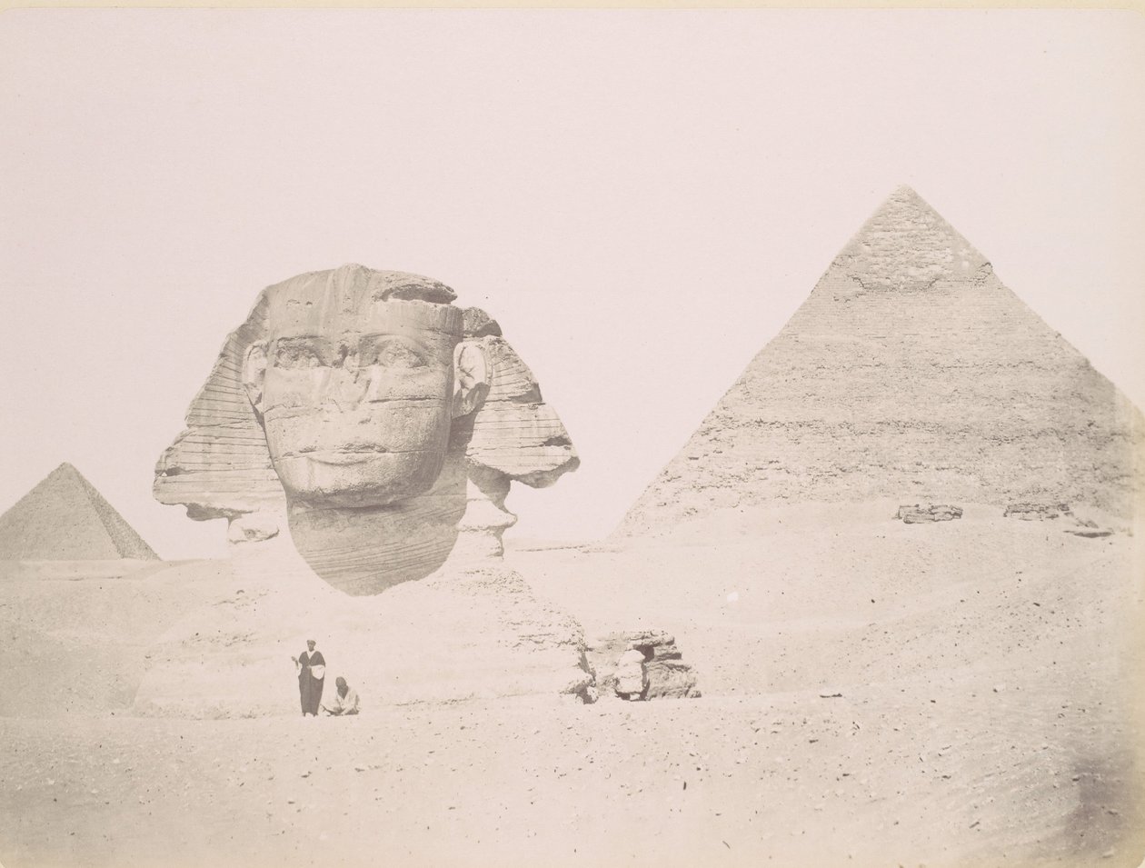 Pyramiden und die Sphinx, 1860er-70er Jahre, gedruckt ca. 1870 von Félix Bonfils