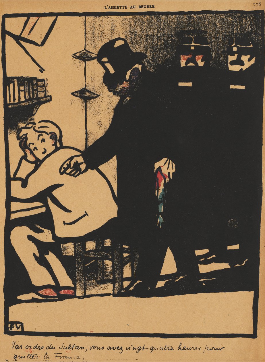 Verbrechen und Strafen XXI, 778: Im Auftrag des Sultans von Félix Vallotton