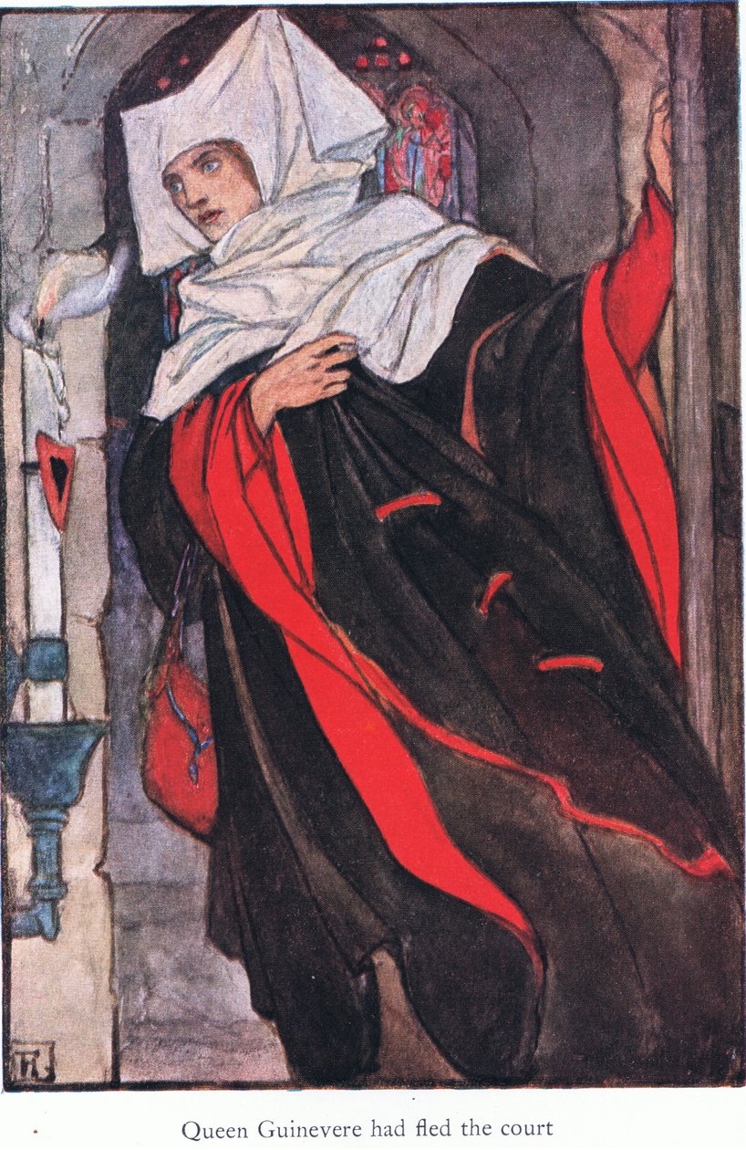 Königin Guinevere hatte den Hof verlassen von Florence Harrison