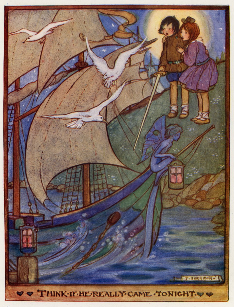 Denk, wenn er wirklich heute Nacht käme von Florence Harrison