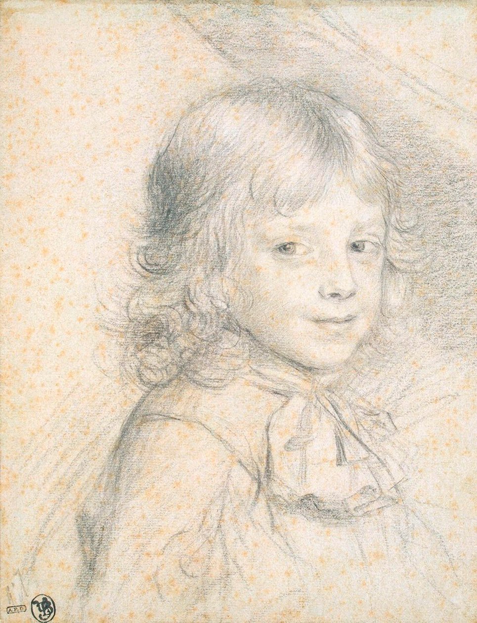 Porträt von Philippe de Savoie als Kind von Florent de La Mare Richart