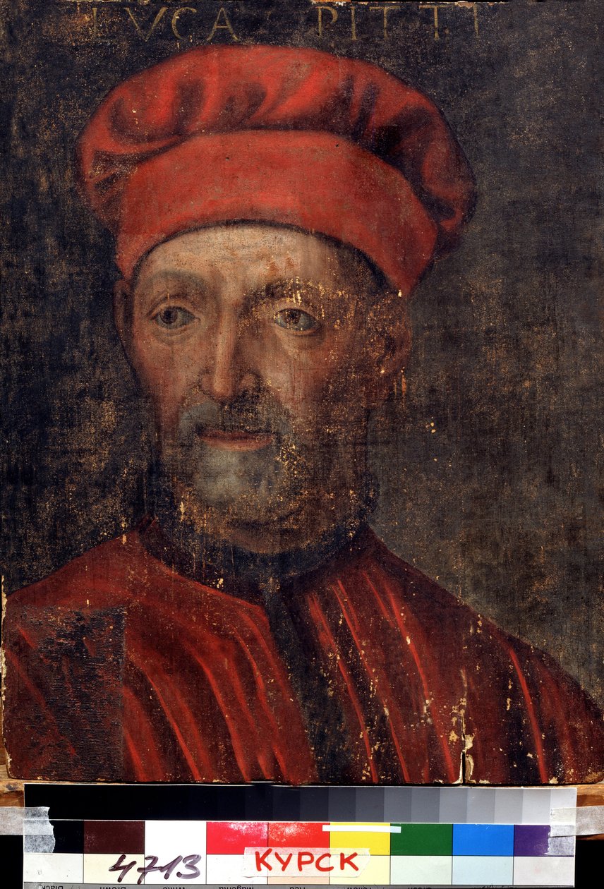 Porträt des reichen florentinischen Bankiers Luca Pitti von Florentine School