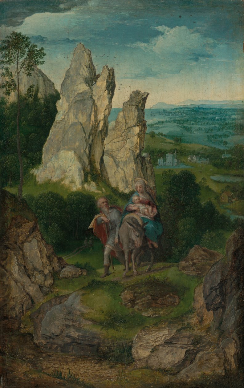 Die Flucht nach Ägypten von Follower of Joachim Patinir
