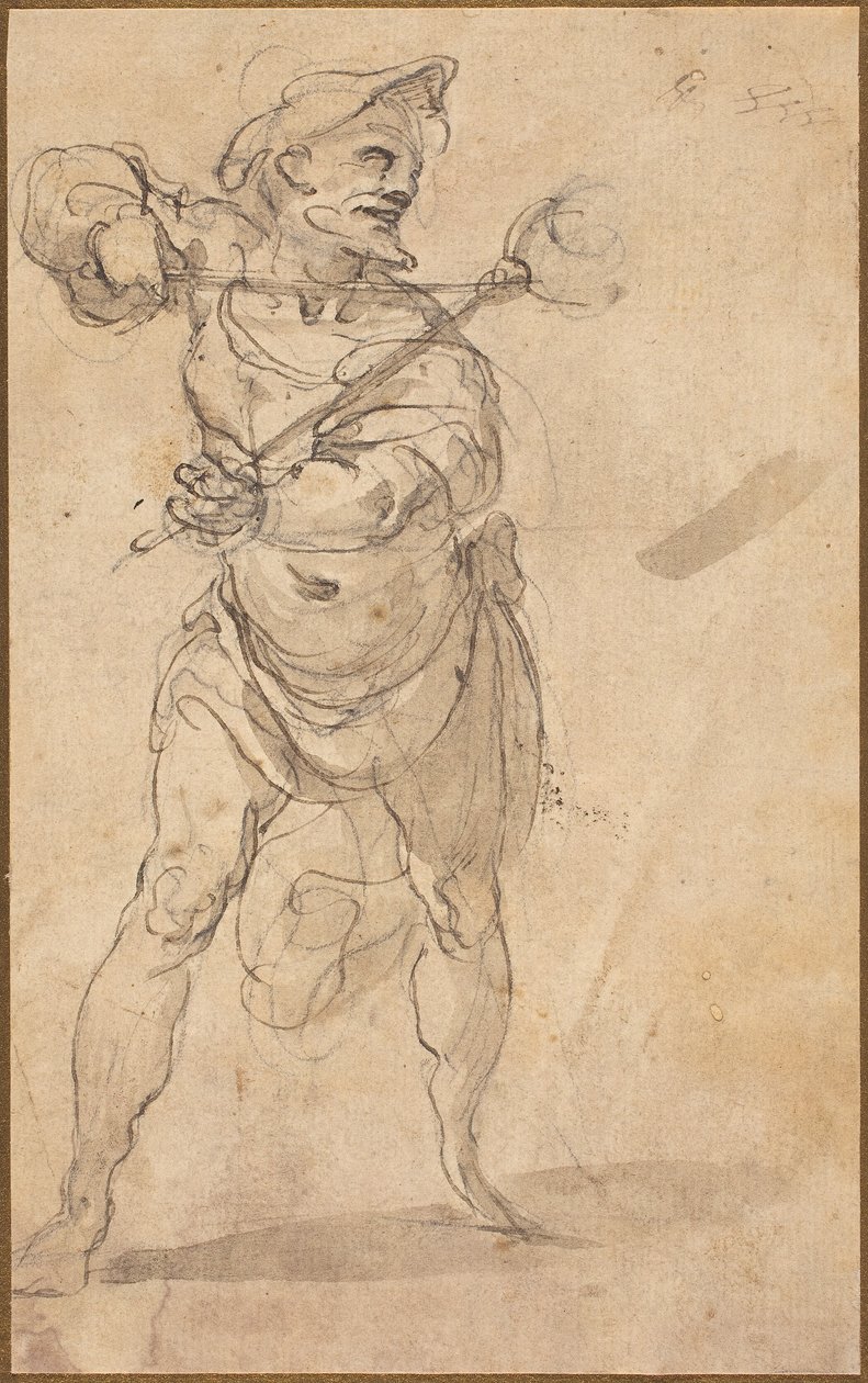Ein Peiniger mit Zangen von Follower of Taddeo Zuccaro