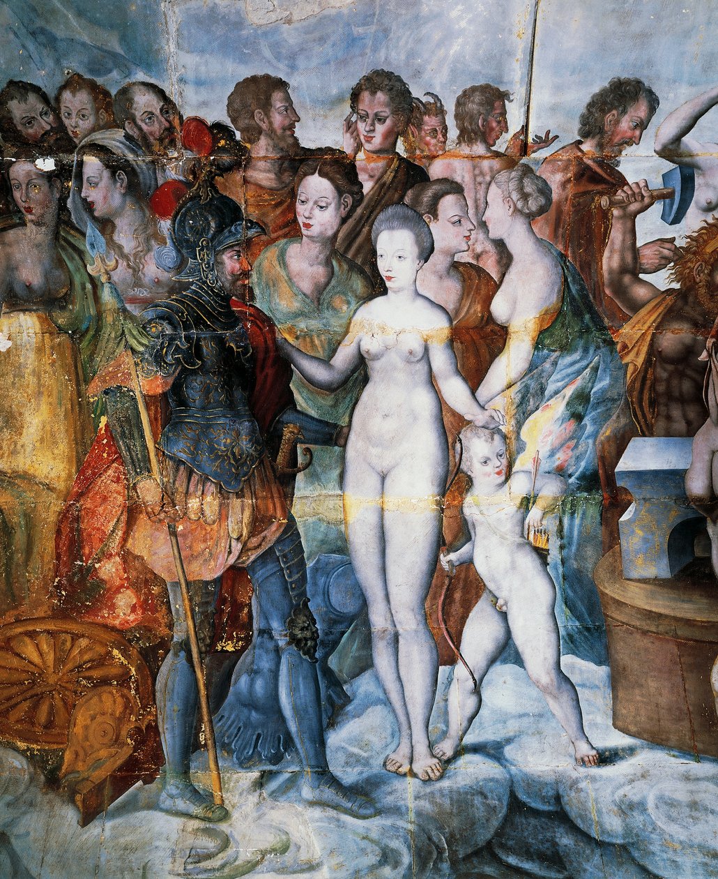 Heinrich II. und Diane de Poitiers von Fontainebleau School