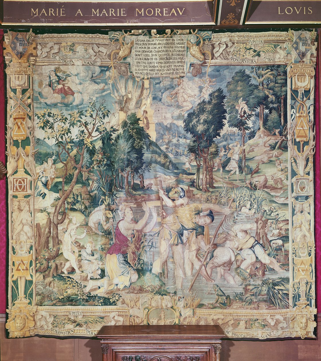 Die Geschichte von Latona, aus der Geschichte von Diana von Fontainebleau School