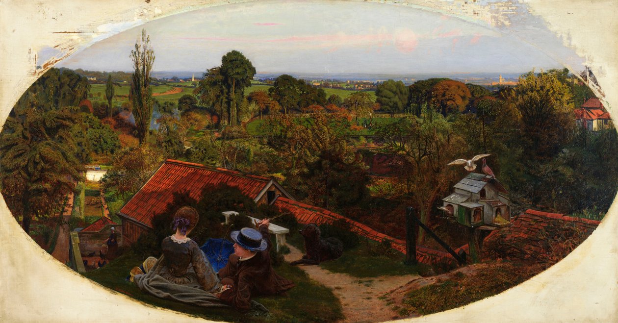 Ein englischer Herbstnachmittag, 1852-1853 von Ford Madox Brown