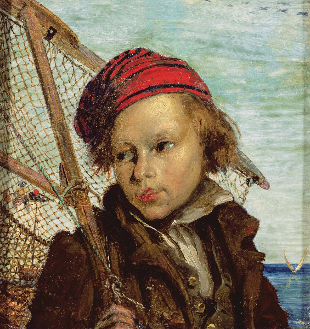Italienischer Fischerjunge von Ford Madox Brown
