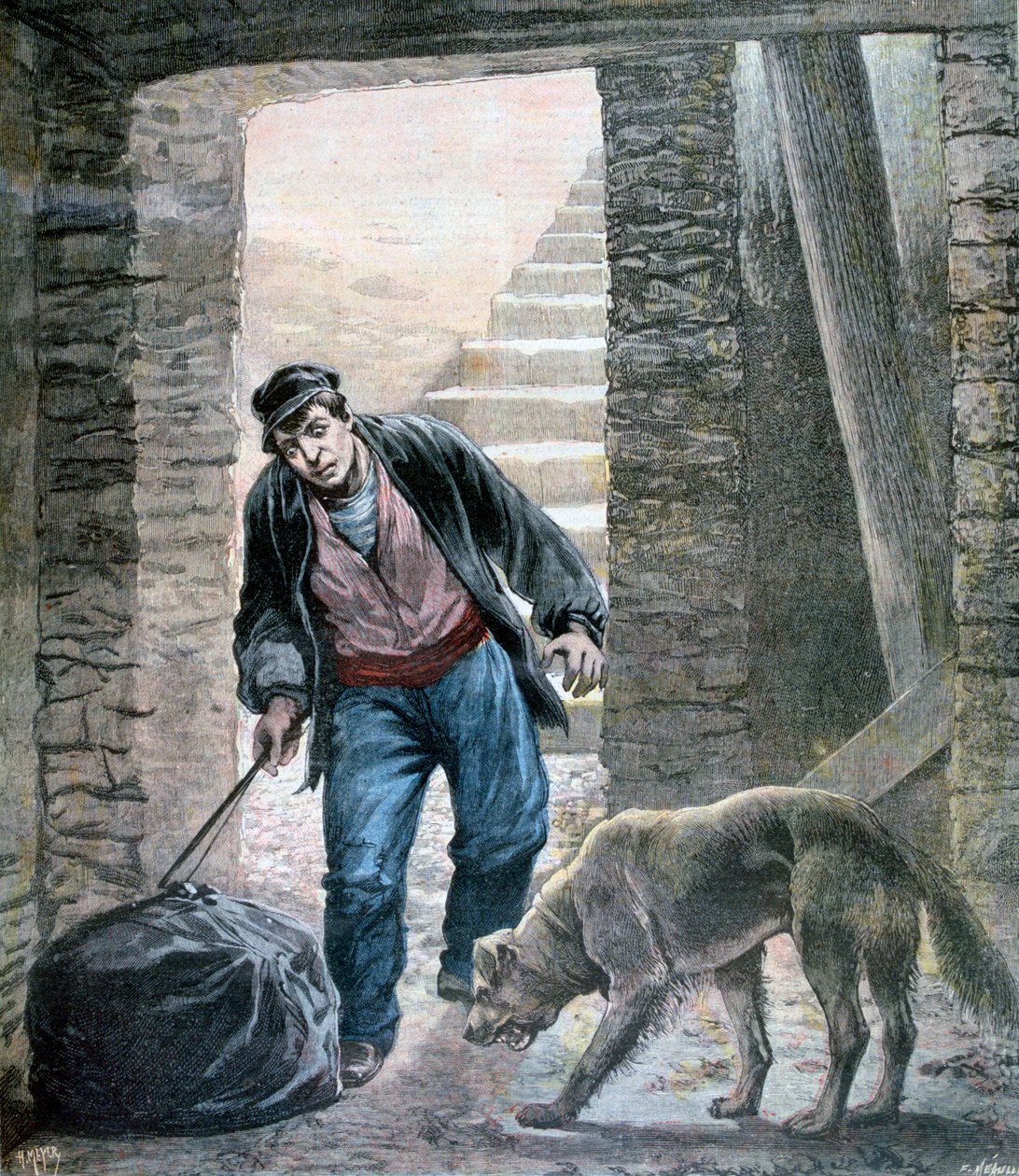 Ein Verbrechen in der Rue Botzaris, Paris, 1892 von Fortuné Méaulle