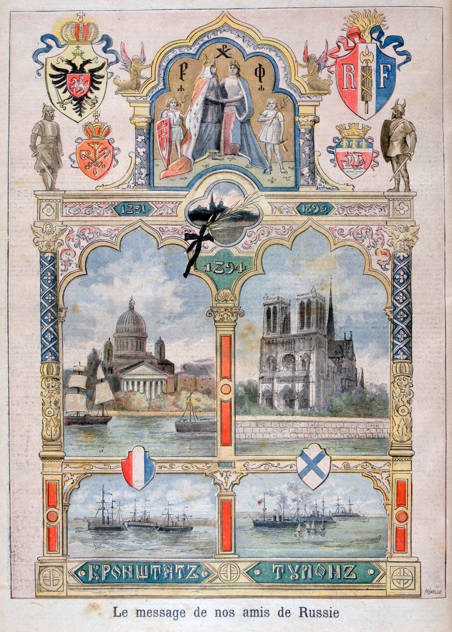 Botschaft von unseren russischen Freunden, 1896 von Fortuné Méaulle