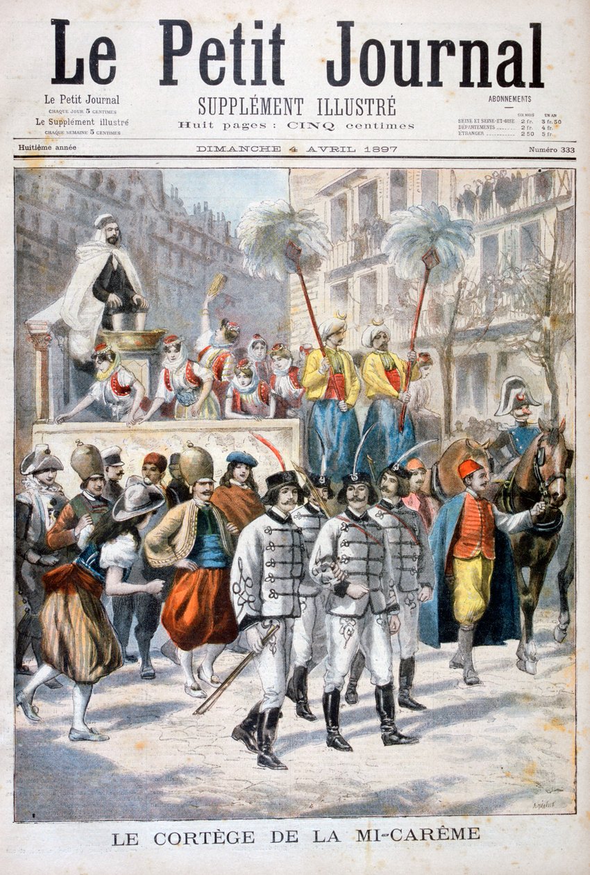 Die Prozession des Mittfastenfestes, 1897 von Fortuné Méaulle