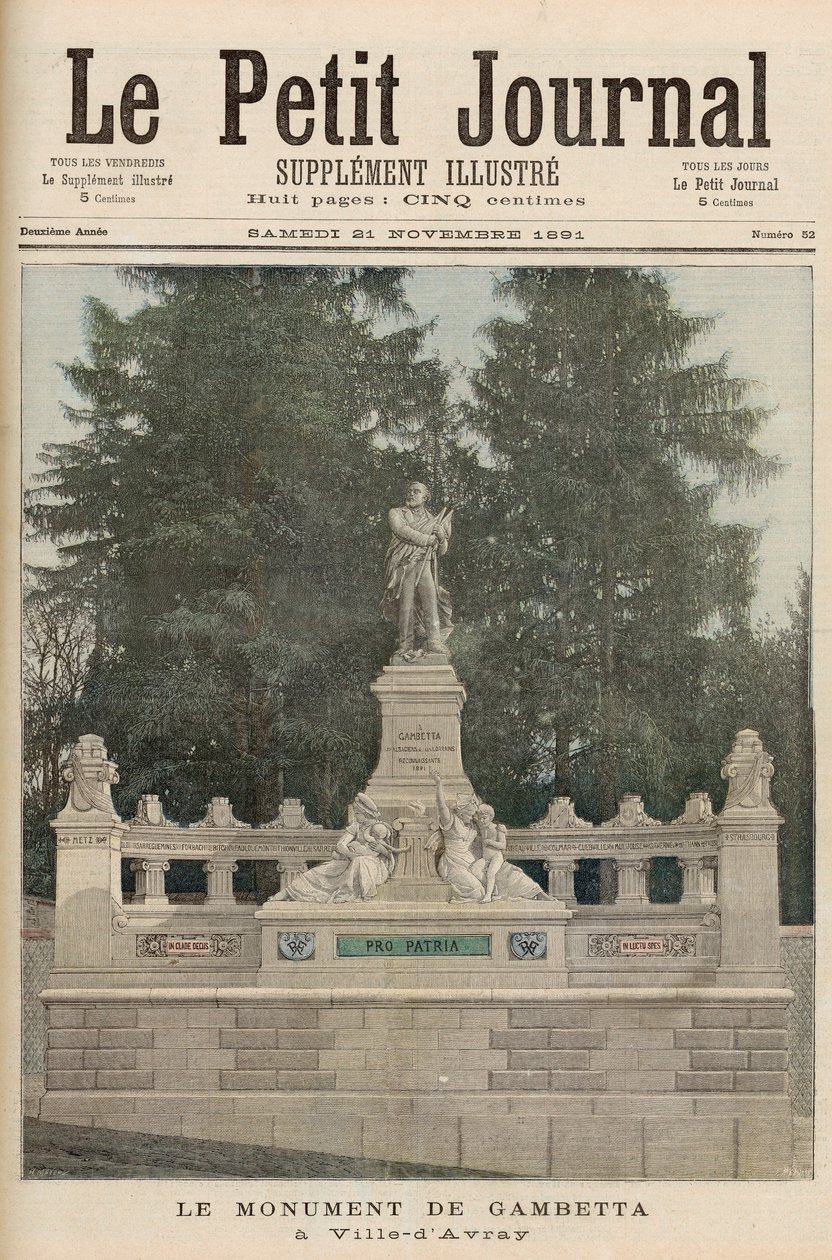 Denkmal für Gambetta in Ville-d