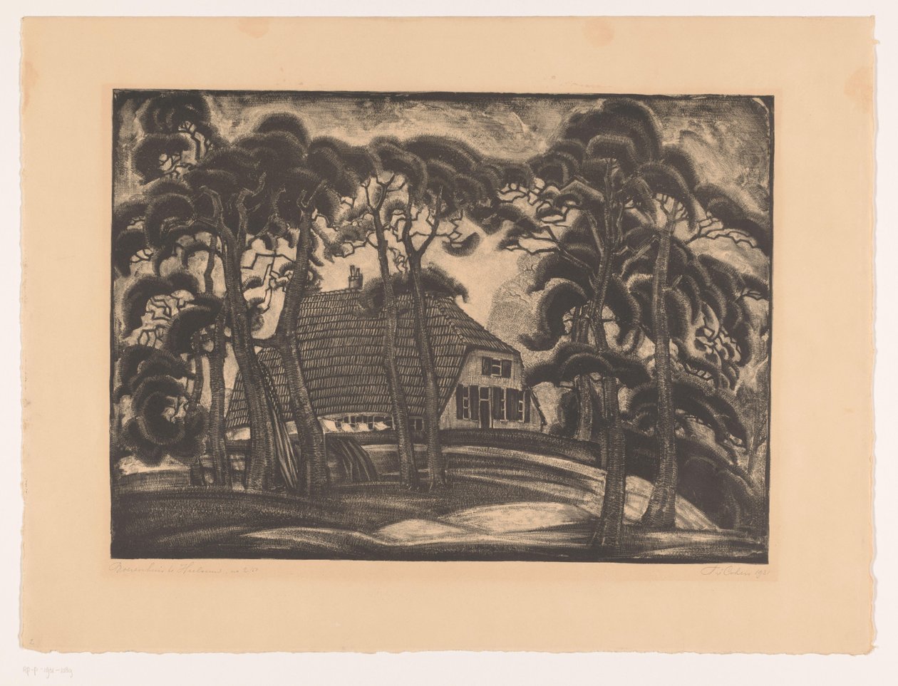 Haus zwischen Bäumen von Fré Cohen
