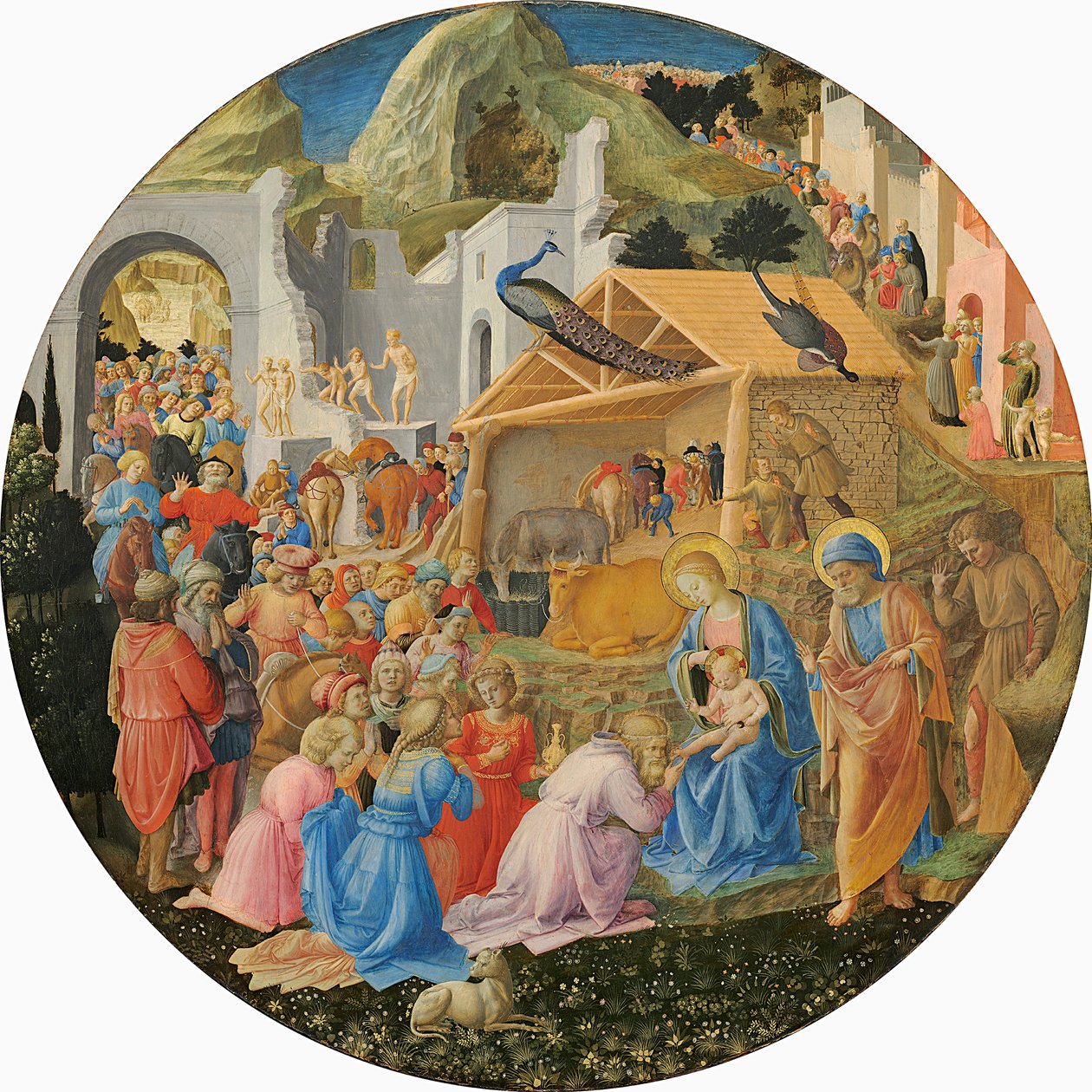 Die Anbetung der Könige, ca. 1440-60 von Fra Angelico