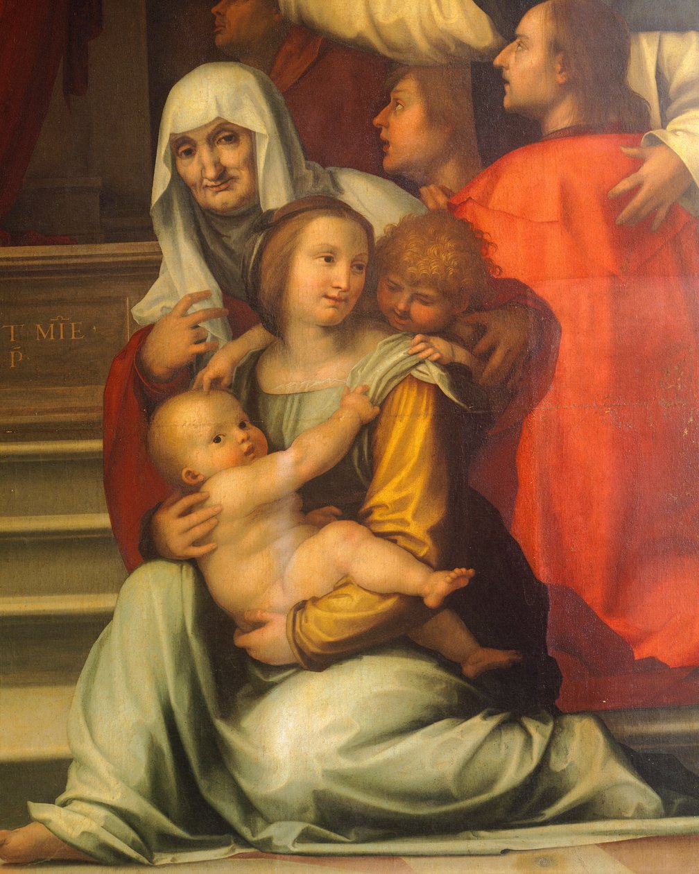Unsere Liebe Frau der Barmherzigkeit von Bartolomeo della Porta, bekannt als Fra Bartolomeo (1472-1517) (Detail) von Fra (1472 1517) Bartolomeo