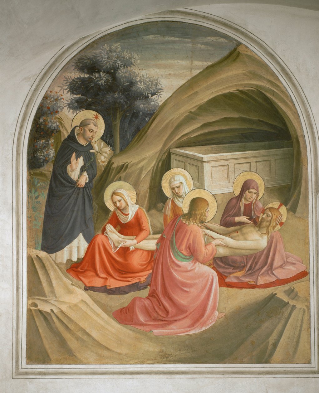 Cella 2: Beweinung von Fra (c.1387-1455) Angelico